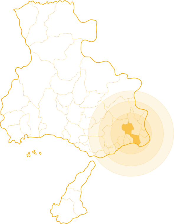 兵庫県の地図